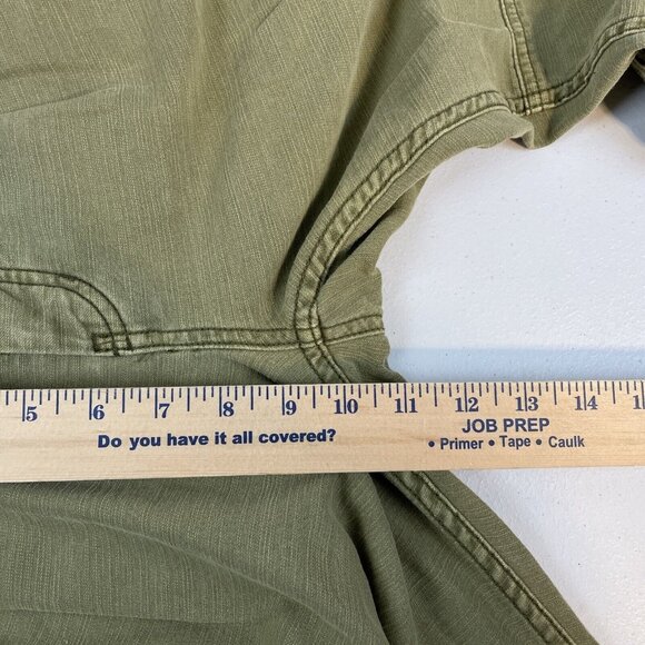 Free People Utility Pants Women's Size 26 Green Cotton Casual Comfort - Picture 7 of 13